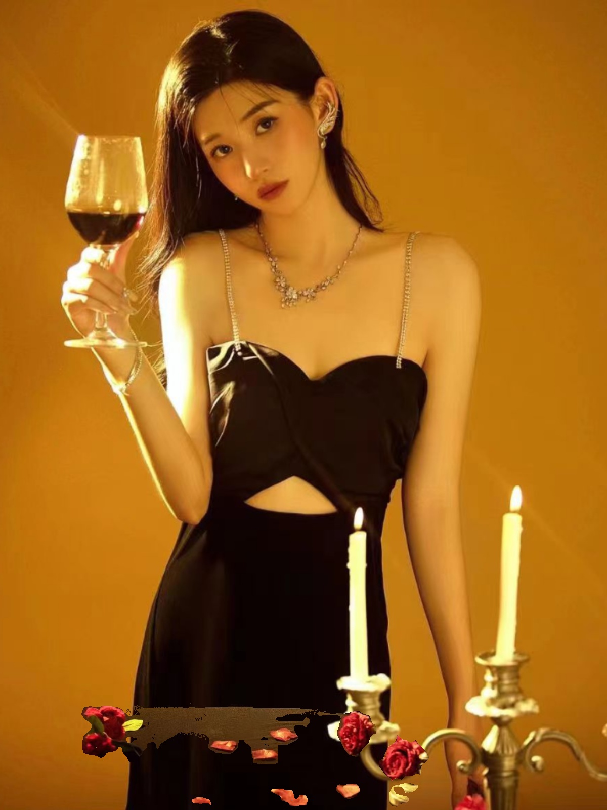 Ethnic Fashion Dress - Robe sexy dos nu à bretelles