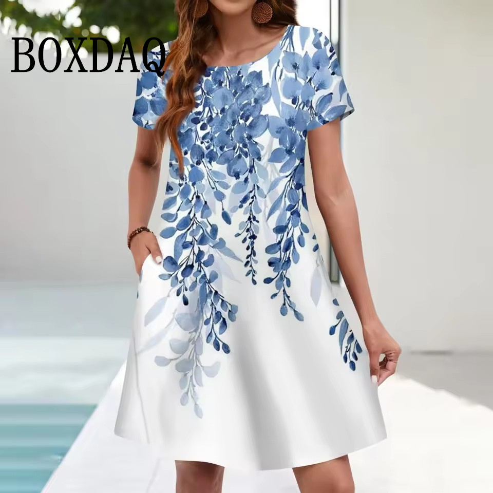 Robe d'été décontractée pour f - Ethnic Fashion Dress avis et prix