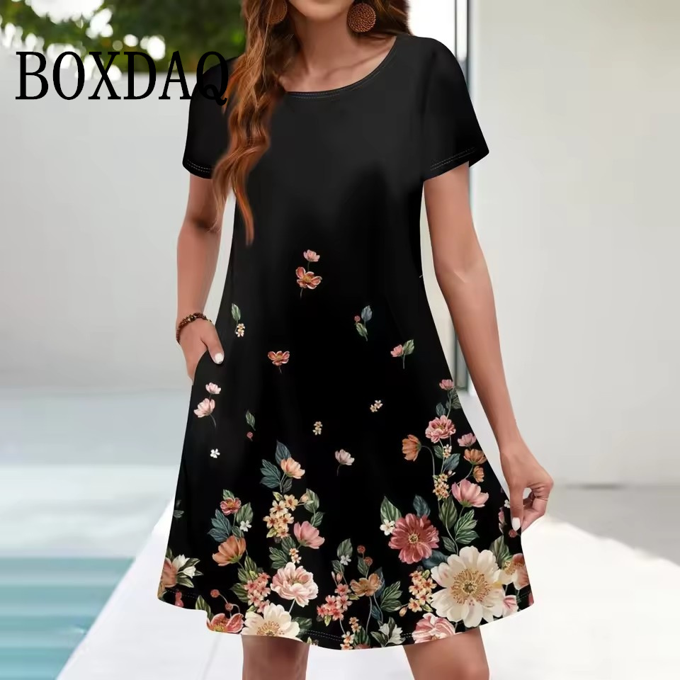 Robe d'été décontractée pour f - Ethnic Fashion Dress avis et prix