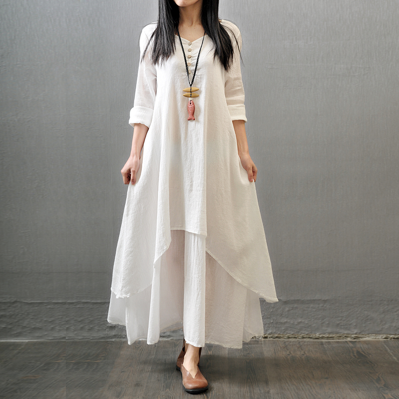 Robe Maxi à Manches sulfpour F - Ethnic Fashion Pakistan avis et prix