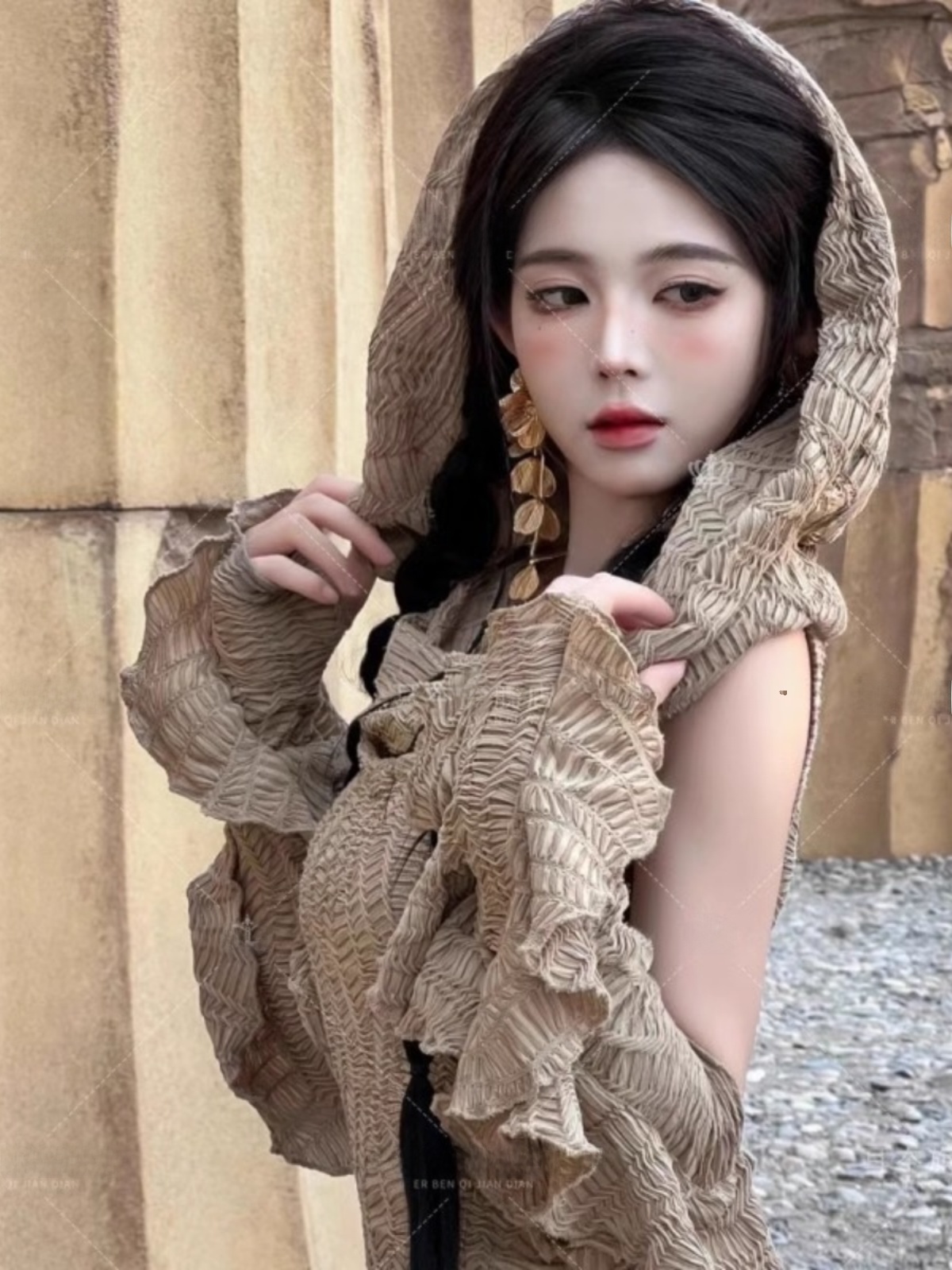 Robe longue sur le thème du dé - Ethnic Fashion Dress avis et prix