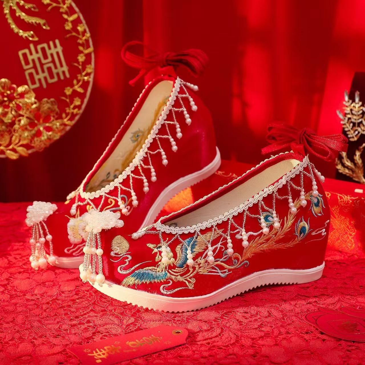 Chaussures de mariage brodées  - Ethnic Style avis et prix
