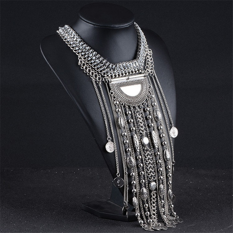 Collier de déclaration à pampi - Ethnic Fashion Co In avis et prix
