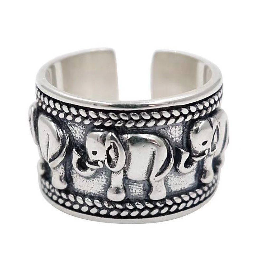 Bague à motif d'éléphant argen - Ethnic Fashion Pakistan avis et prix