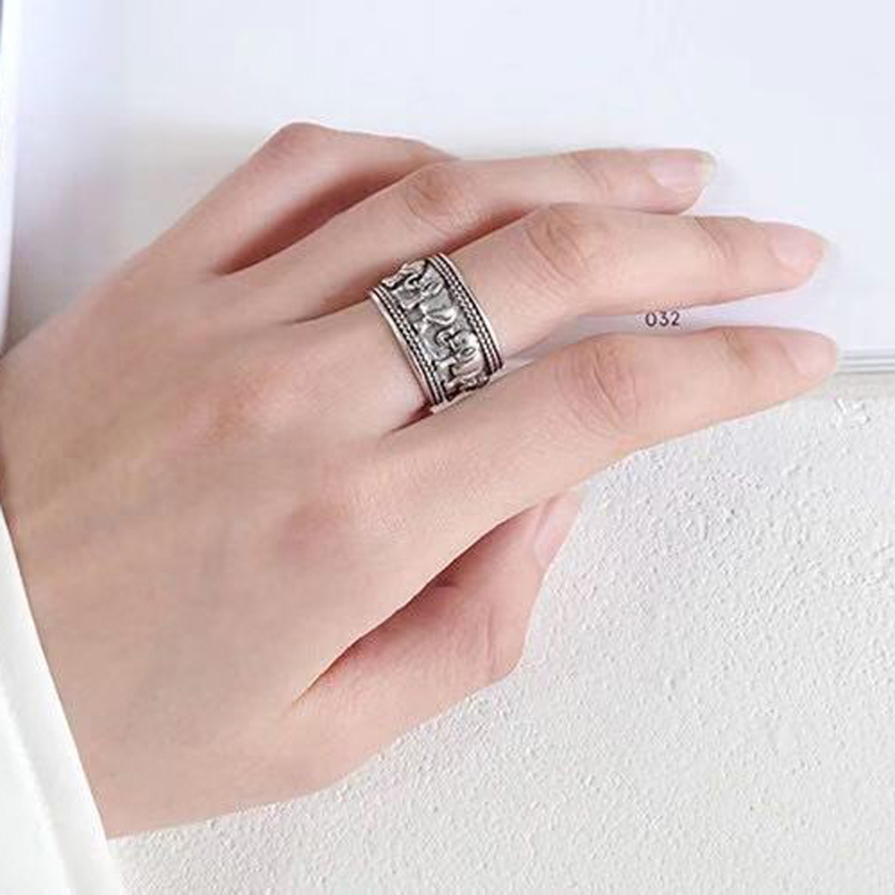 Bague à motif d'éléphant argen - Ethnic Fashion Pakistan avis et prix