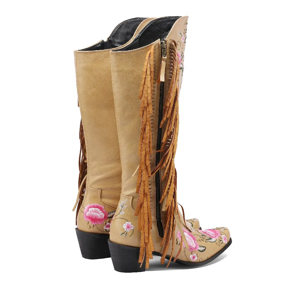 Mode broderie fleur Western ge - Ethnic Fashion In avis et prix
