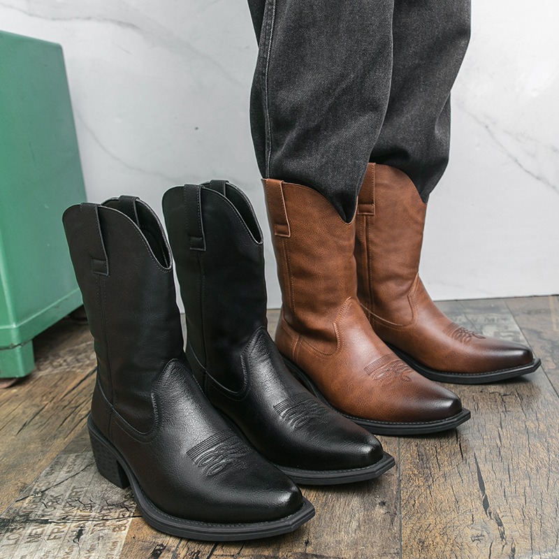 Bottes pour hommes, style west - Ethnic Fashion For Men avis et prix