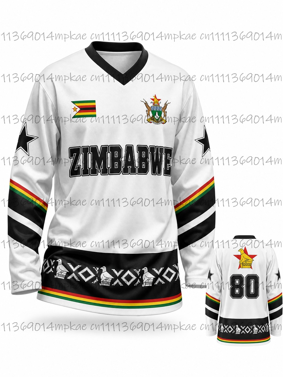 T-shirt à manches longues col  - Ethnic Style avis et prix