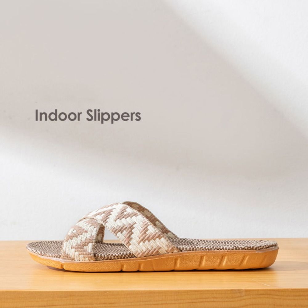 Chaussons croisés en lin style - Ethnic Fashion For Men avis et prix